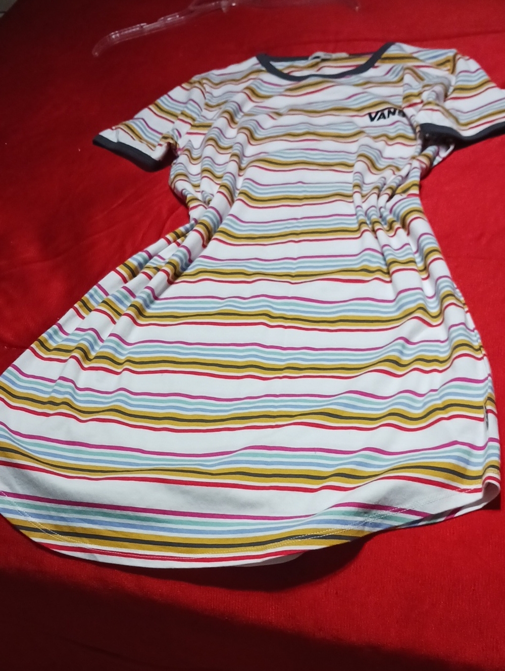 Vans Kids Multi-Color Striped Short Sleeve Tee